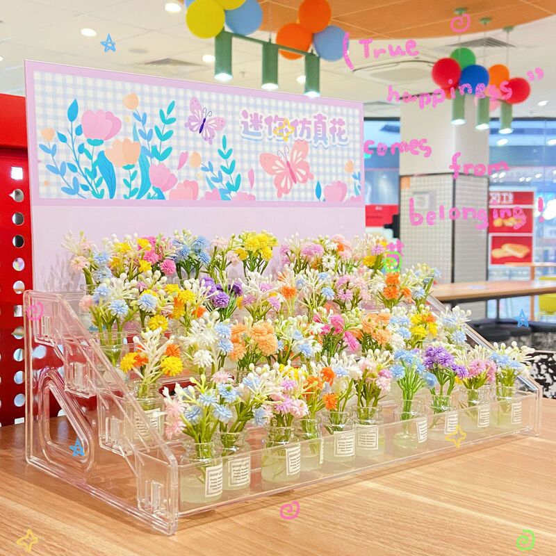 Xiaohongshu Douyin インターネット有名人と同じスタイルのミニ花瓶造花小さな新鮮なデスクトップ装飾品小さな花瓶|undefined