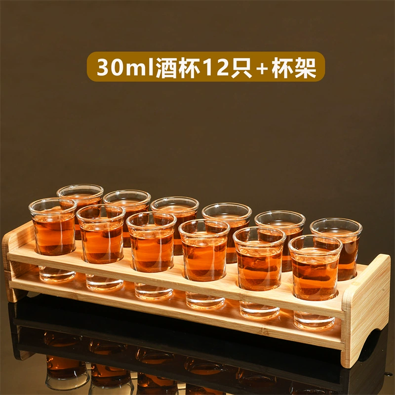 Glass shot glass, cocktail wineglass