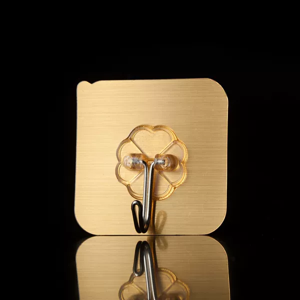 Brushed gold hook