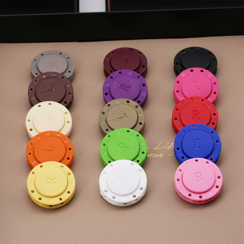 Colorful nylon concealed buckle magnet buckle round button button coat jacket women's magnetic buckle snap buckle invisible mother-in-law buckle