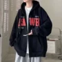 宽松连帽美式秋冬卫衣