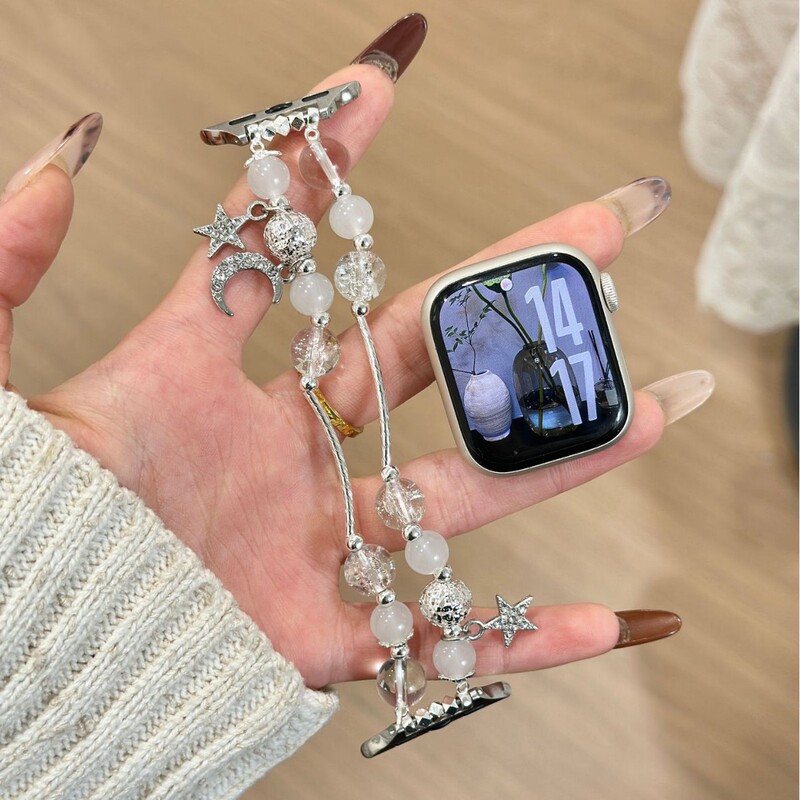 Suitable for Iwatch11 Watch Strap, Apple S11 Watch, Applewatch9 Double Beaded S10/S9 New S8 Wristband Suitable for Iwatch11 Watch Strap, Apple S11 Watch, Applewatch9 Double Beaded S10/S9 New S8 Wristband