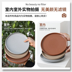 Melamine tableware serving plate imitation porcelain dinner plate plastic barbecue hotpot restaurant dining salad plate commercial creative round plate