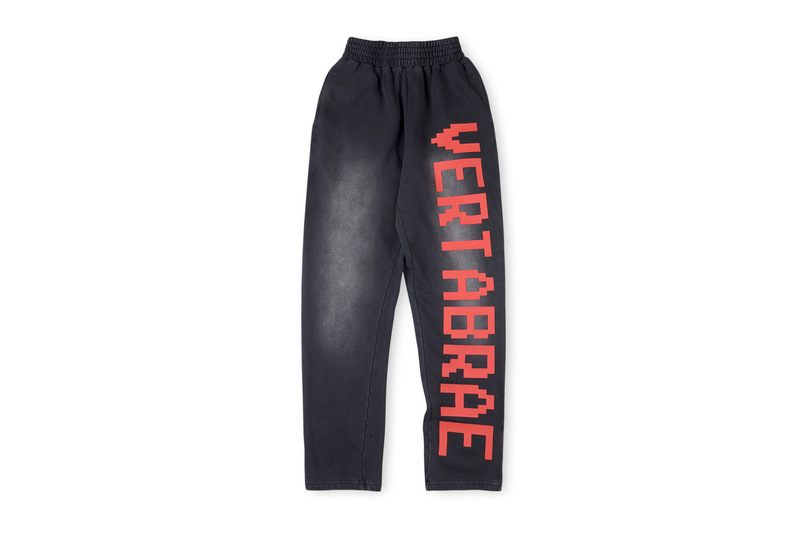 跨境外贸男女明星同款Vertabrae sweatpants镶钻立体字休闲长裤|undefined