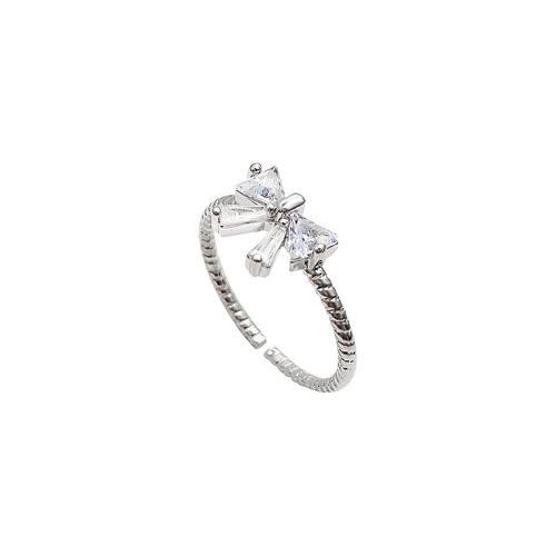 Retro niche design high-end open-mouthed ring for women, Ins trendy cool minimalist ring with elegant temperament, simple and stylish ending ring