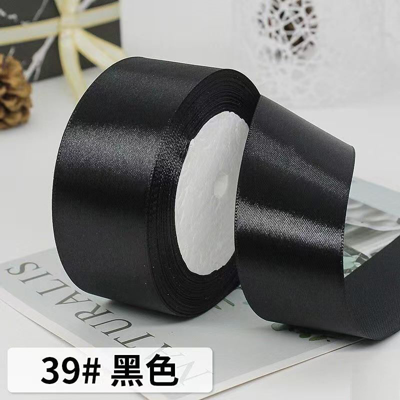 4cm cinta rollo cinta al por mayor bricolaje hecho a mano rosa caja de pastel decoración de flores cinta de boda cinta roja