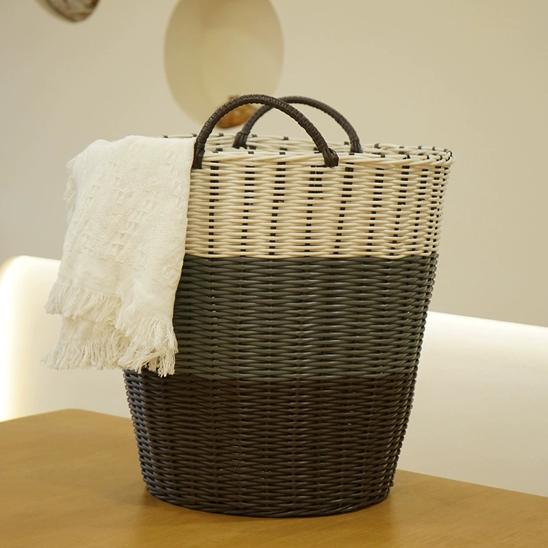 Laundry basket, plastic storage basket