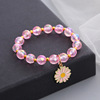 Fashionable bracelet, Korean style, flowered, wholesale