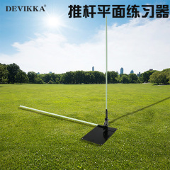 ゴルフのスイングのパットの平面の練習器は角度を調整します。