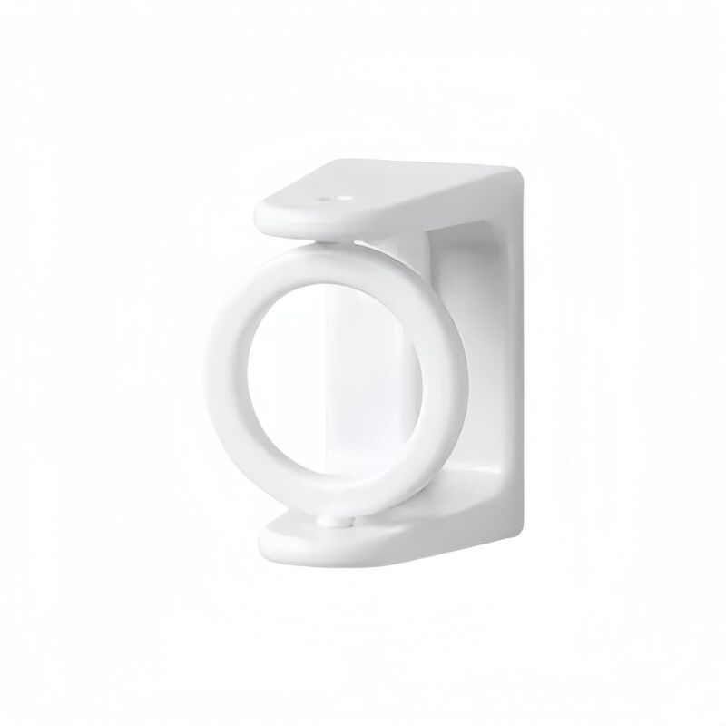 360-Degree Rotating Ring Upgrade Circular Ring Hanger Towel Bar Adhesive Hook No-Drill Curtain and Shower Curtain Rod Bracket Holder