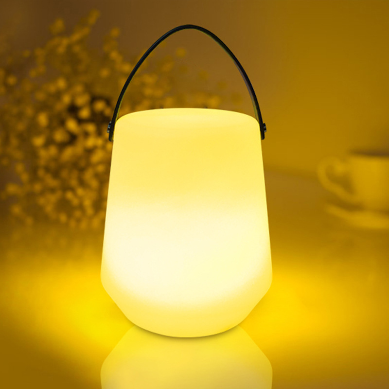 Transfronterizos LED lámpara de mano camping luz de jardín luz de atmósfera dormitorio sensación avanzada lámpara de mano noche lámpara de escritorio