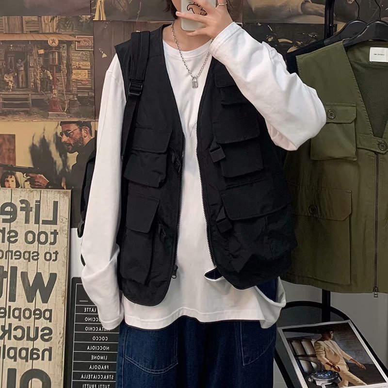 Japanese tactics thin vest for men and women