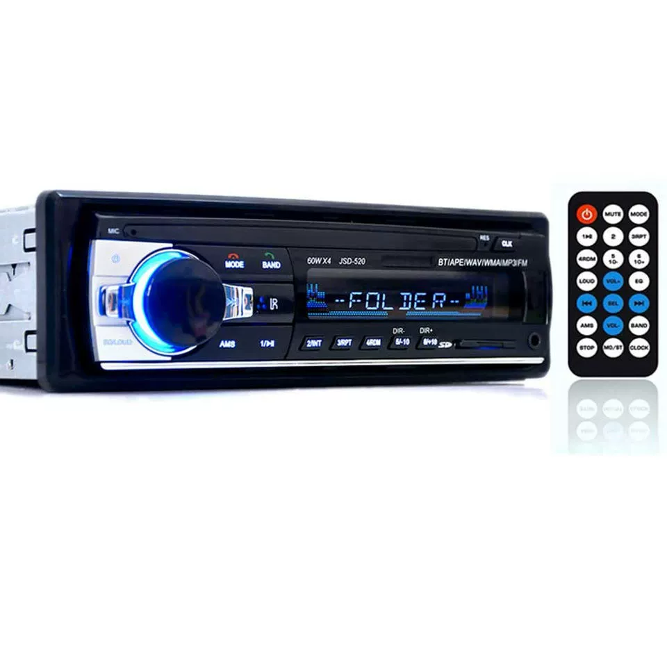 JSD520 трансграничный новый в наличии автомобиль Bluetooth MP3 один слиток автомобильная карта U диск FM-радио Bluetooth MP3