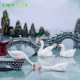 Micro landscape simulation rockery Water Pavilion Bridge landscape artistic conception Chinese gardening bonsai tea table accessories crafts small ornaments