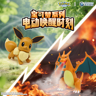 New Charizard Spray Toy Pokémon Officially Licensed Eevee Touchable Electric Doll Children's Gift