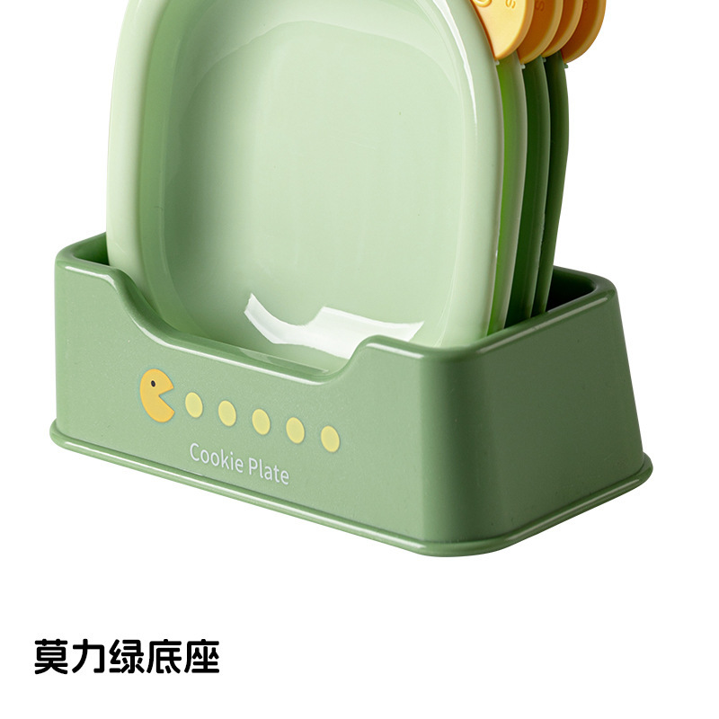 多功能卡通吐骨碟点心零食水果盘子干果碟子带底座调味碟小吃碟子|undefined