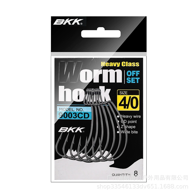 Оптовый BKK Черный Король Кинг Конг Кушинг крючок 9003CD Триплоидный крючок-крюк Fist - острый Луя мягкая червяная наживка крючок