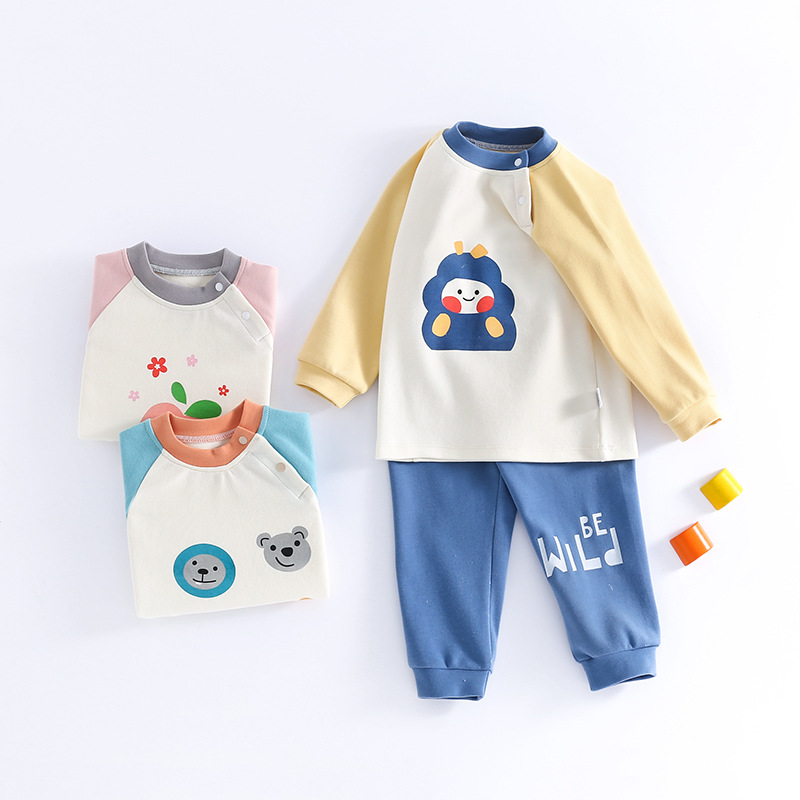 Ropa personalizada para recién nacidos ropa para bebés y niños, camiseta, conjunto de camiseta para niños, etiqueta de fábrica de productos calientes