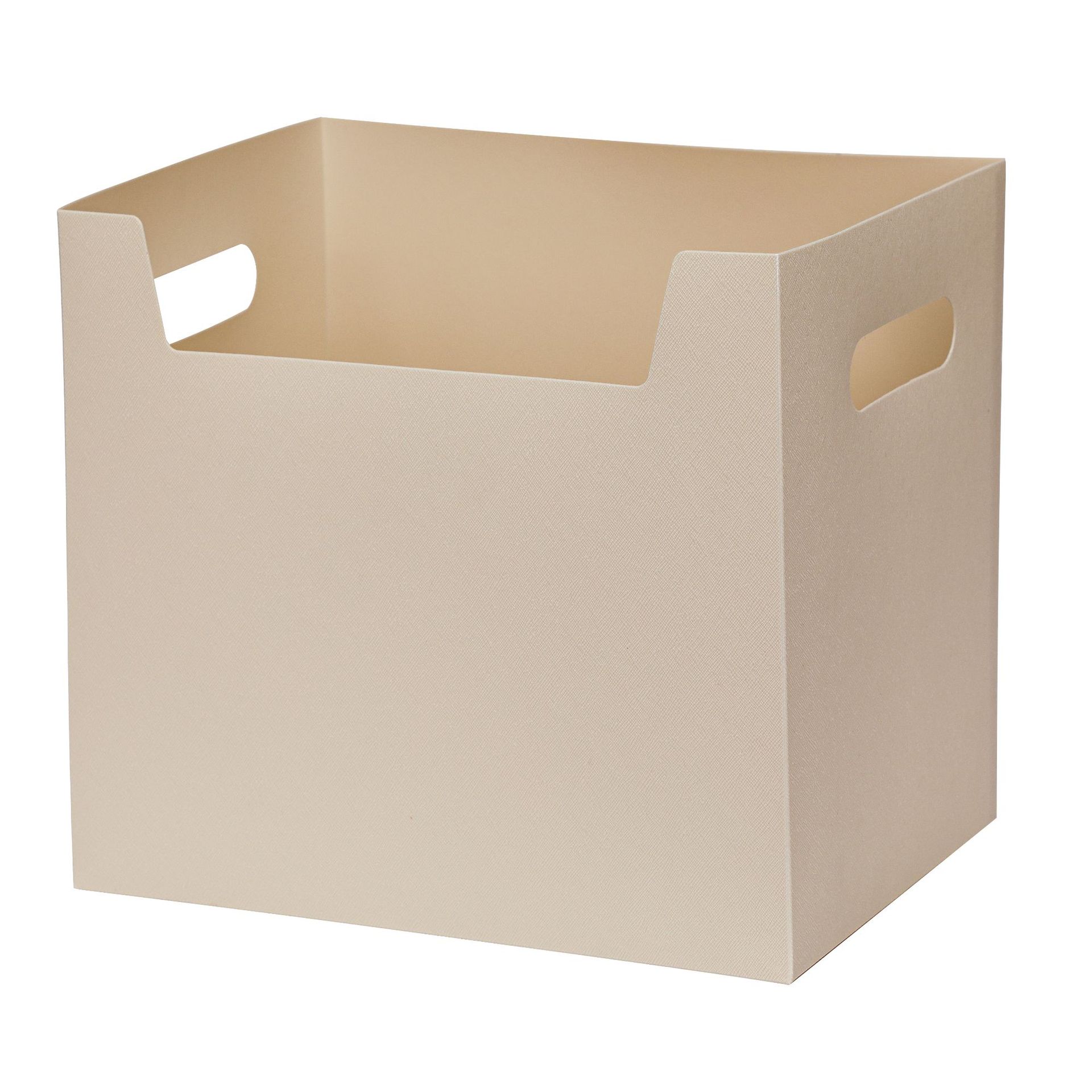 Minimalist Solid Colour Desktop Organiser Japanese Style Basket_voghion.com