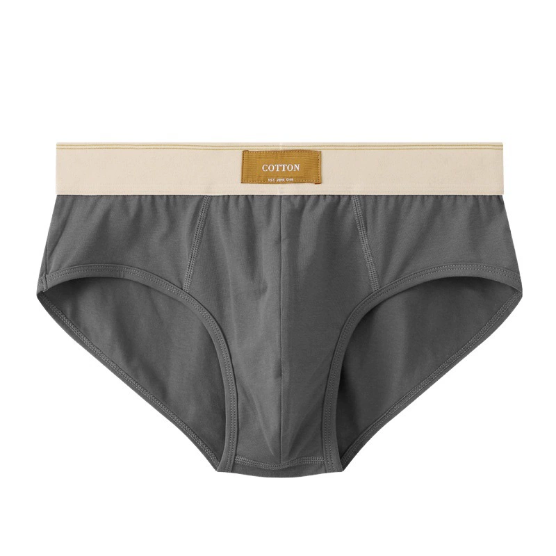 Новое однотонное Мужское нижнее белье huajielong, свободные мужские трусы, дышащие хлопковые Модные мужские трусы больших размеров