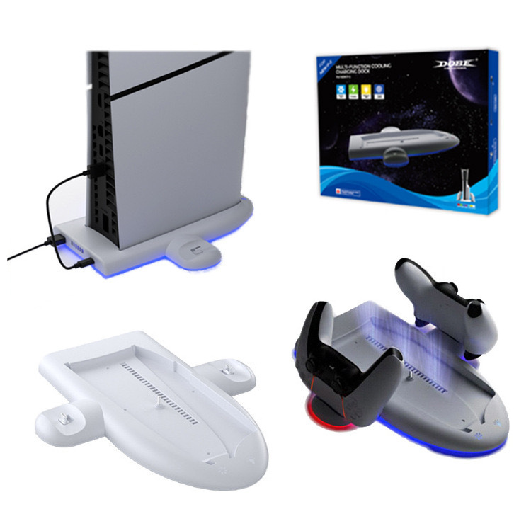 PS5游戏手柄座充带RGB多功能炫彩氛围灯