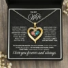 Colorful diamond love gold + card + high-end flip gift box
