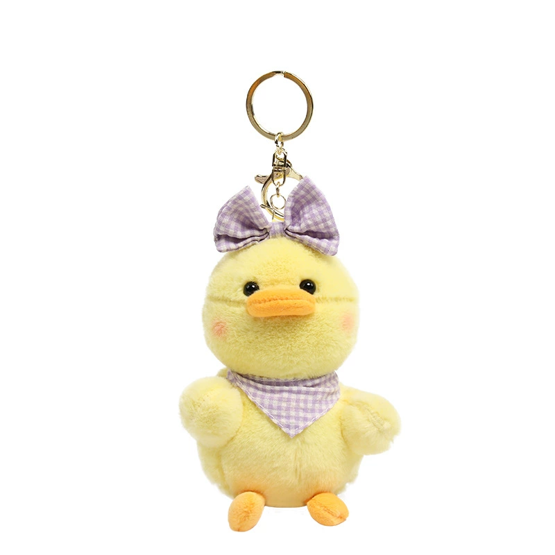 锦尚 B.Duck, плюшевая кукла, игрушка, маленький брелок, украшение для сумки