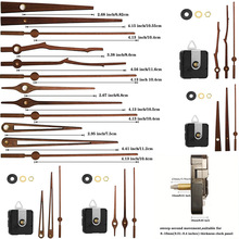 亚马逊热卖直条树枝菱形镂空木针套装DIY挂钟石英钟机芯木针配件