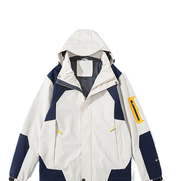 BEIMIAN joint name NASA jacket spring and autumn men's and women's American-style waterproof windproof hooded jacket