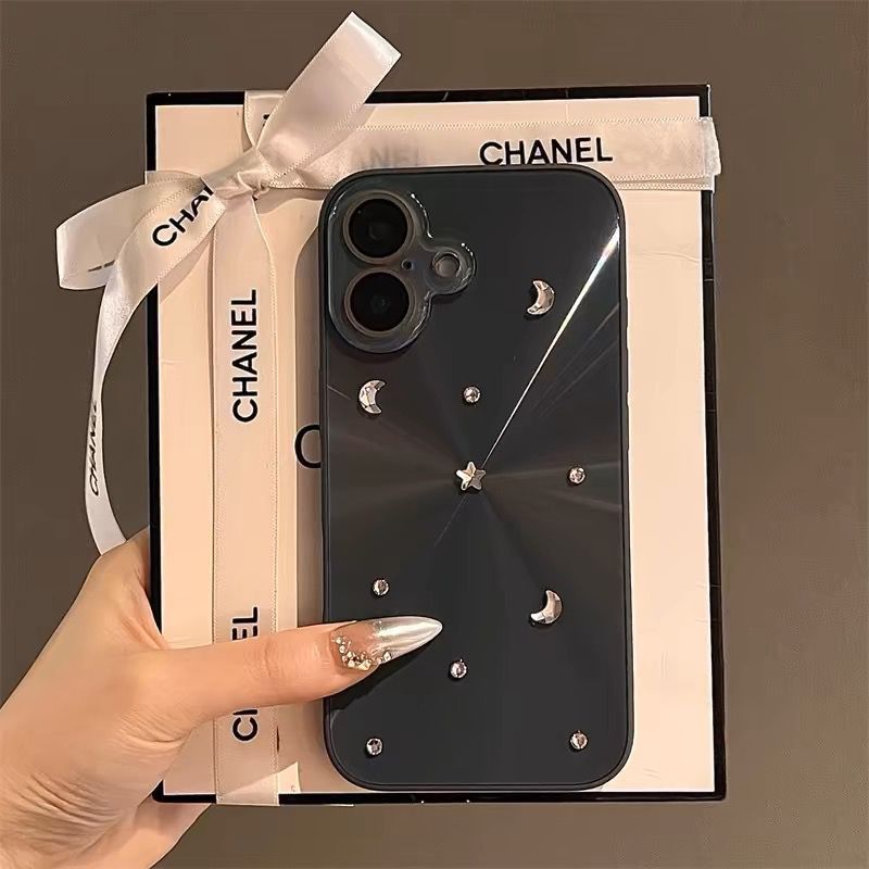 블랙 오로라 + 입체 라인스톤