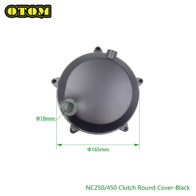 Motorcycle engine and accessories engine parts middle box left - magnetic-motor-round-cover-comes-with-black-window
