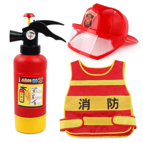 Fire water gun toy, pull-out inflatable water gun fire extinguisher, summer water toy for beach children