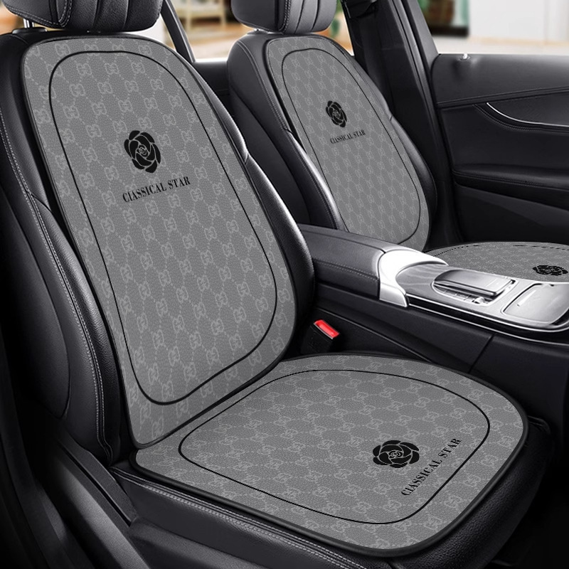 カーシートクッション、オールシーズンユニバーサル、夏用アイスシルクチェアクッションカバー、快適、通気性、滑り止め、耐摩耗性カーシートクッション|undefined