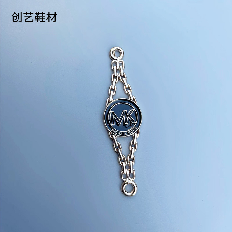 Transfronterizo nuevo tacones altos zapatillas de moda hebilla de metal de aleación de zinc hardware de equipaje hebilla de Cuello de camisa hebilla decorativa