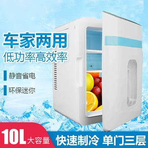 Mini Avtomobil Soyuducusu Ev və Avtomobil Üçün İkili İstifadə 10L Soyutma və İstilik Qutusu 12/220V