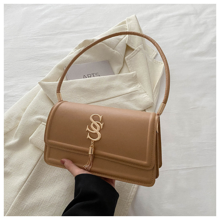 Personalized and Minimalist High-quality and Versatile Korean Version Bag for Women's Bag 2024 Spring New Car Sewn Single Shoulder Underarm Handbag_voghion.com