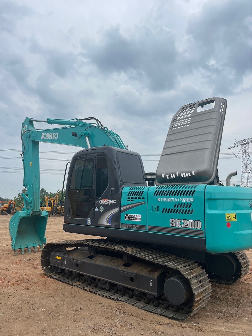Excavadoras usadas de Shengang 200 en el mercado comercial de exportación de China