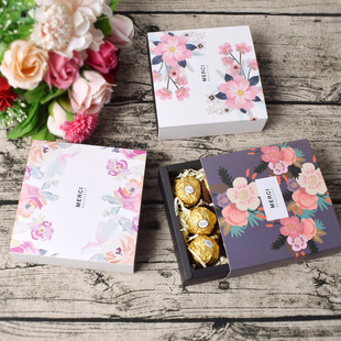 New scented tea packaging box food packaging drawer color box tea paper box high-grade solid beverage gift box withdrawal box