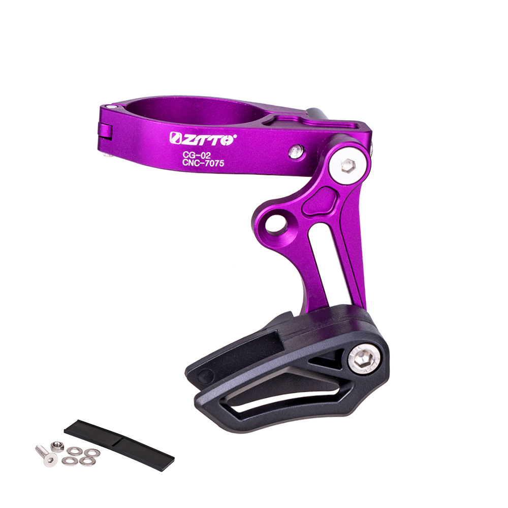 Cadena de guía de un solo disco para bicicleta de montaña, estabilizador de cadena de dientes positivo y negativo, cadena de presión de marcación delantera, cadena anti-caída todoterreno