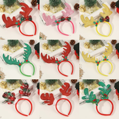 メーカーの新しいクリスマスの装いの道具のヘアピンのクリスマスのカチューシャのサンタクロースの形の髪のカチューシャのプレゼント