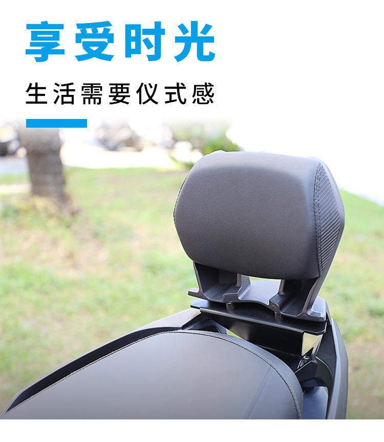 Sym Joymaxz300 Rear Backrest Aluminum Alloy Modified Part for Scooter Tail Wing