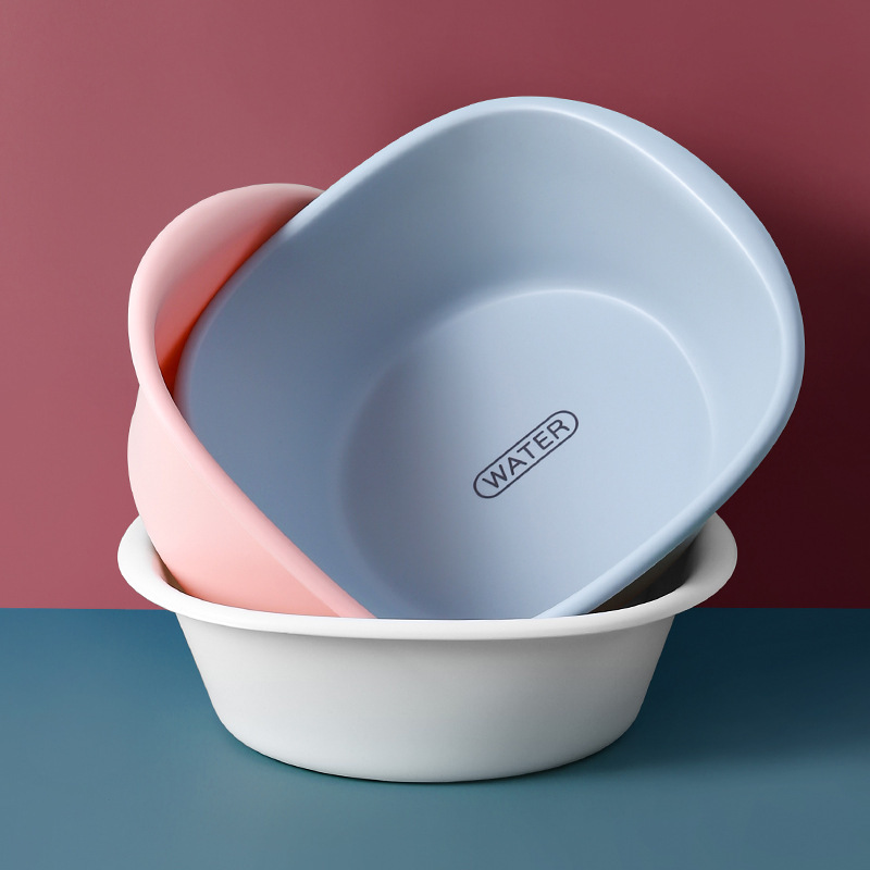 Plastic children's washbasin for students for home use for laundry, increased thickness