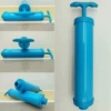 Blue hand pump