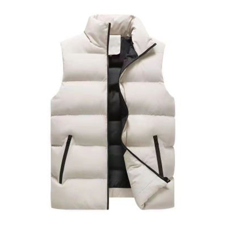 Hombre chaleco cálido caballo clip cross-border sin mangas chaqueta de trabajo ropa de trabajo al aire libre chaleco de invierno personalizado