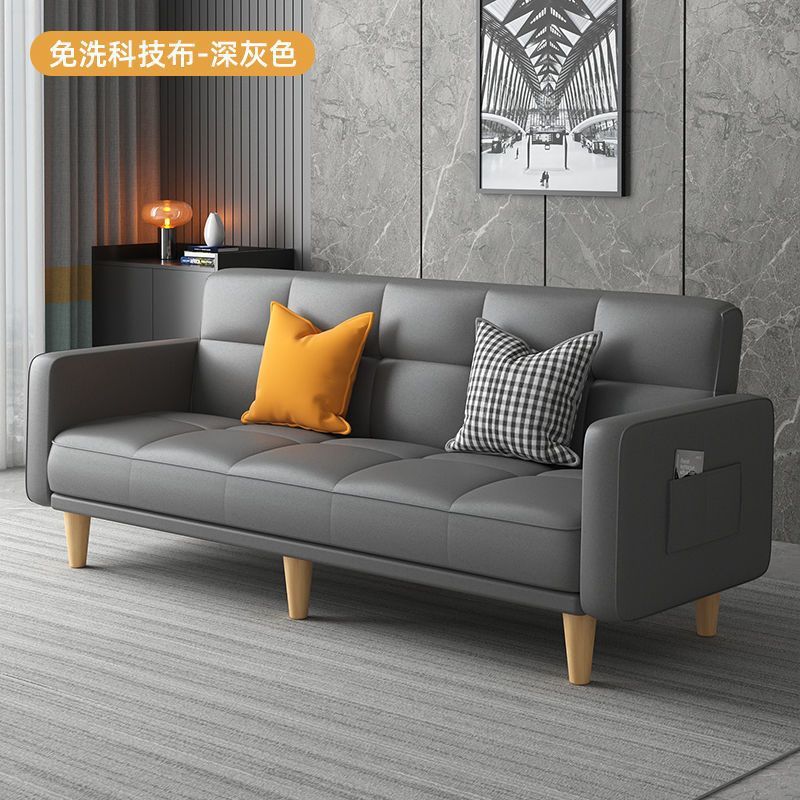 Dark gray technical cloth, no-wash, wear-resistant and easy to care for