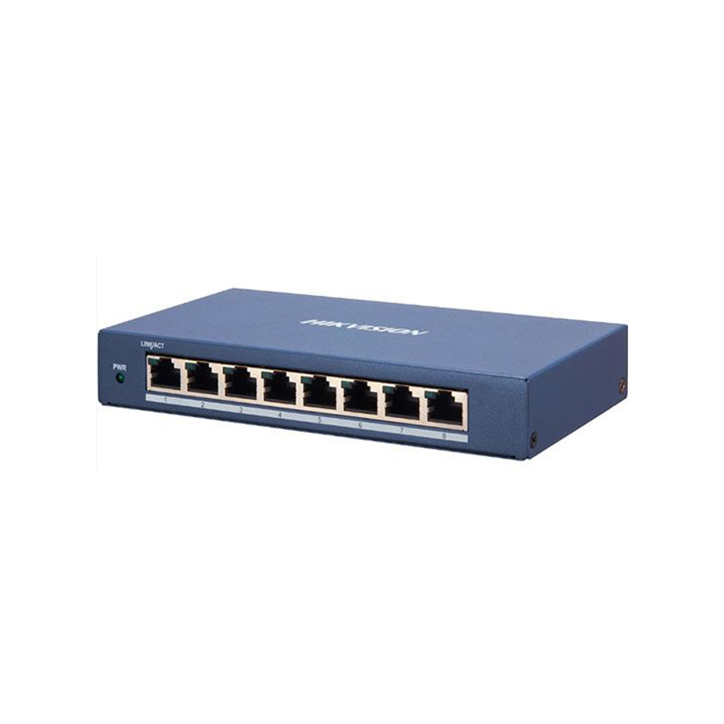 海康威视DS-3E1508-S  8口千兆轻网管以太网交换机