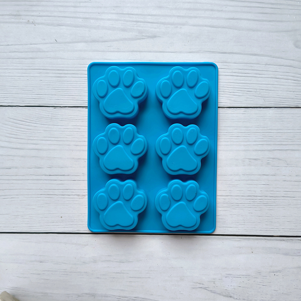 6 garras de gato 315 molde de chocolate de silicona DIY molde de pastel de pudín molde de horneado