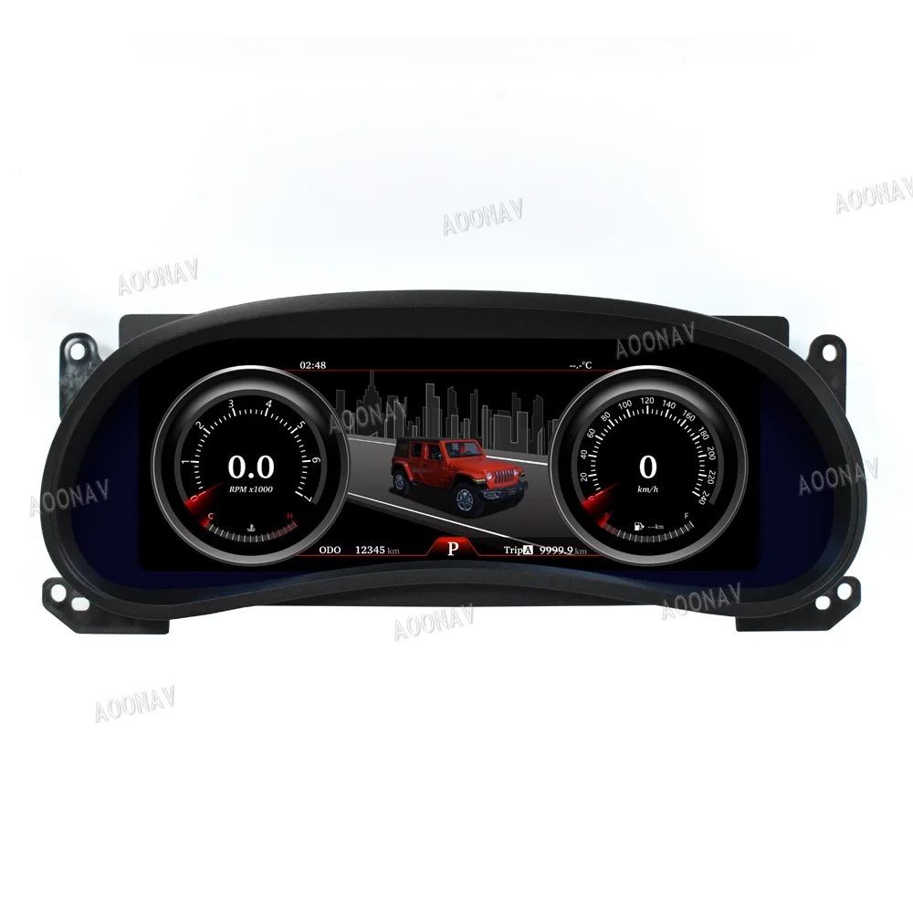 Suitable for Jeep Wrangler Jk Smart Lcd Dashboard Display Cockpit Speed Digital Display