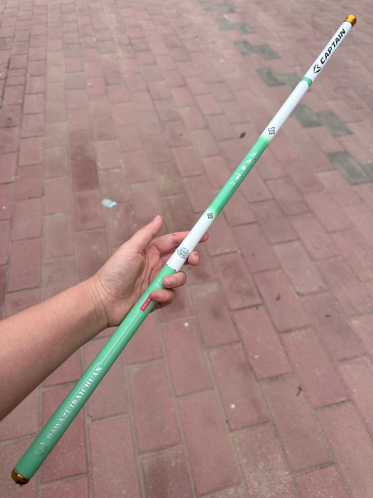 Caña de pescar corta de carbono, caña de mano de 3.6, 4.5, 5.4, 6.3, 7.2 metros, ligera y rígida, equipo de pesca, caña ligera y rígida.