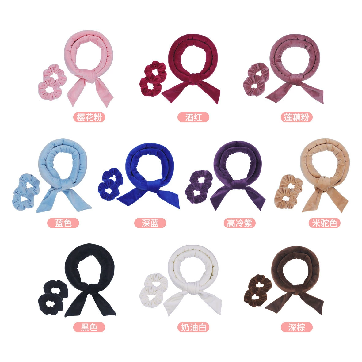 (Cross-border trading), curly wavy headband with bow